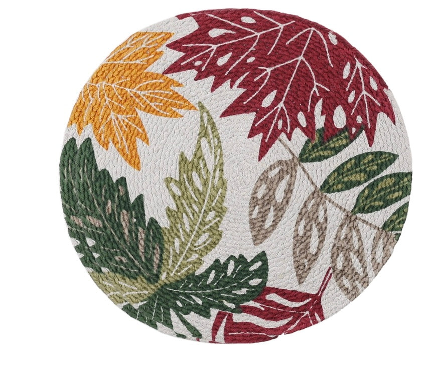Fall Leaves- 2-Pack Fall Trivet Heat-Resistant Mat