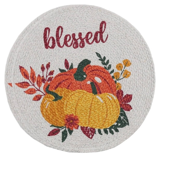 Blessed- 2-Pack Fall Trivet Heat-Resistant Mat
