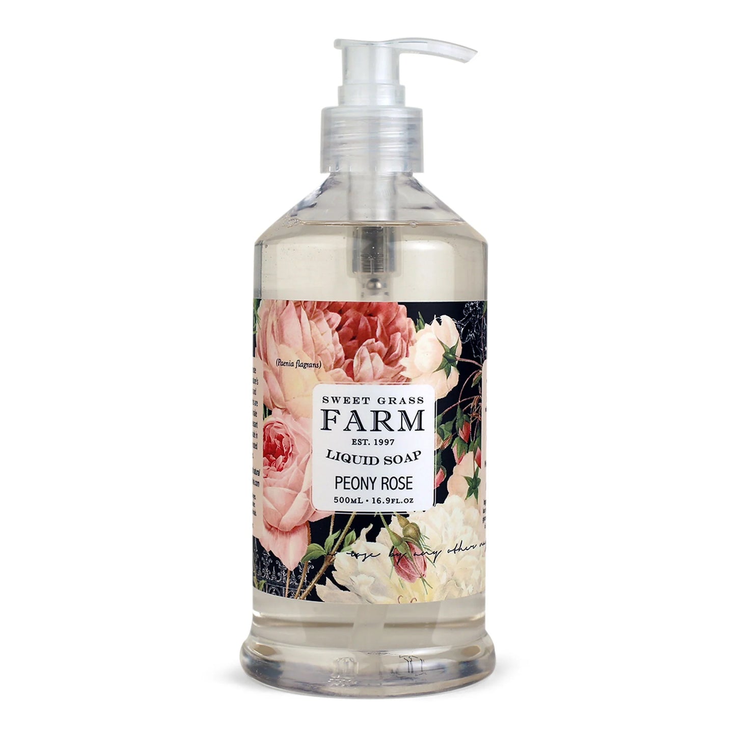 Liquid Soap with Wildflower Extracts- Peony Rose