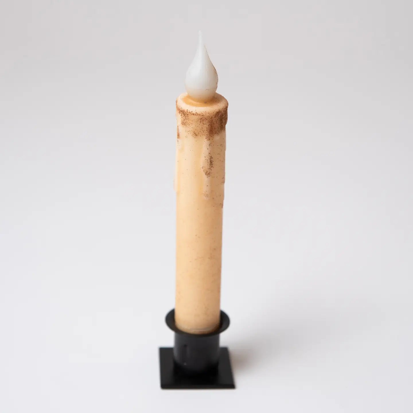 Cream Led Timer Taper Candle
