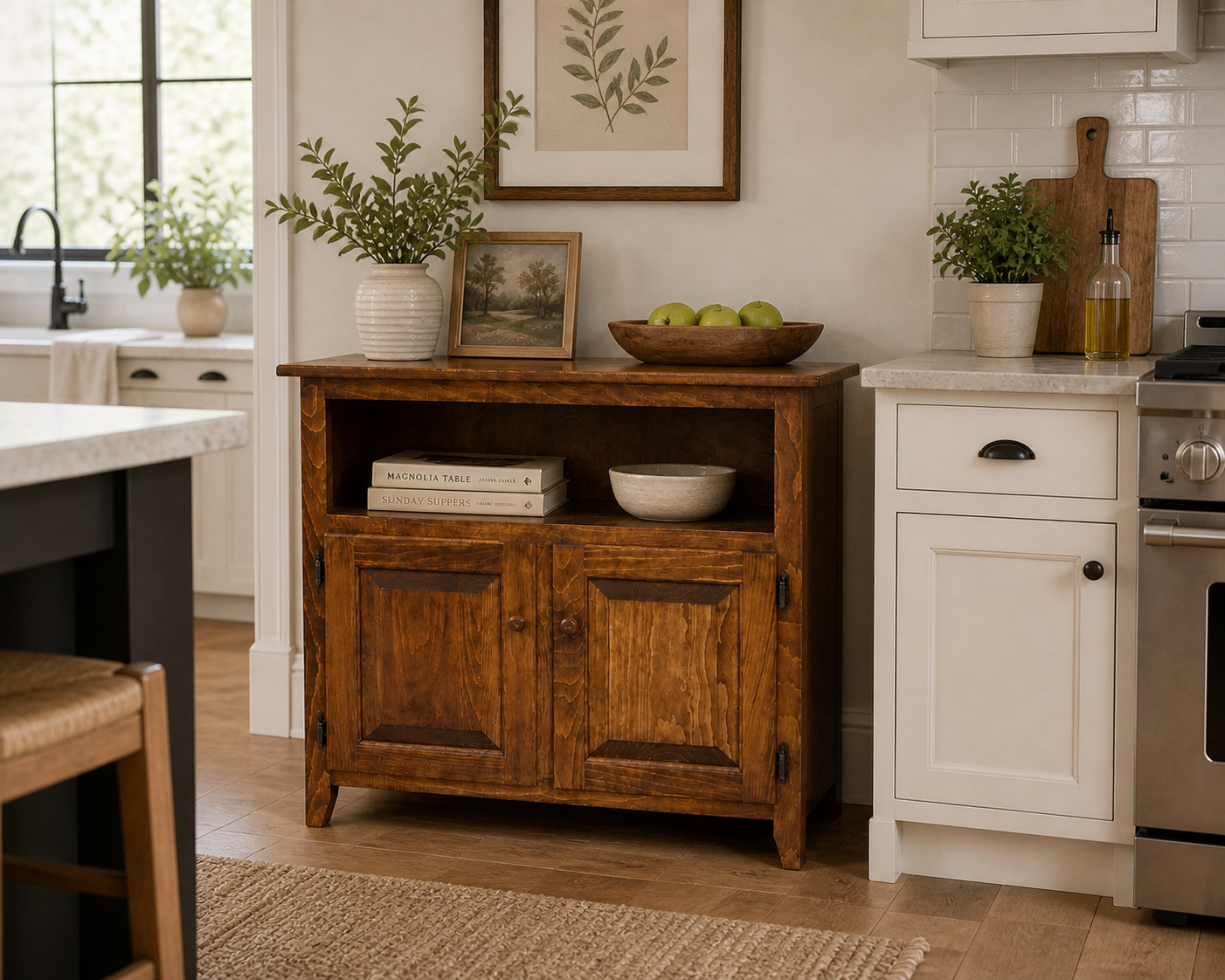 Amish-Made Cabinet – Seely Finish