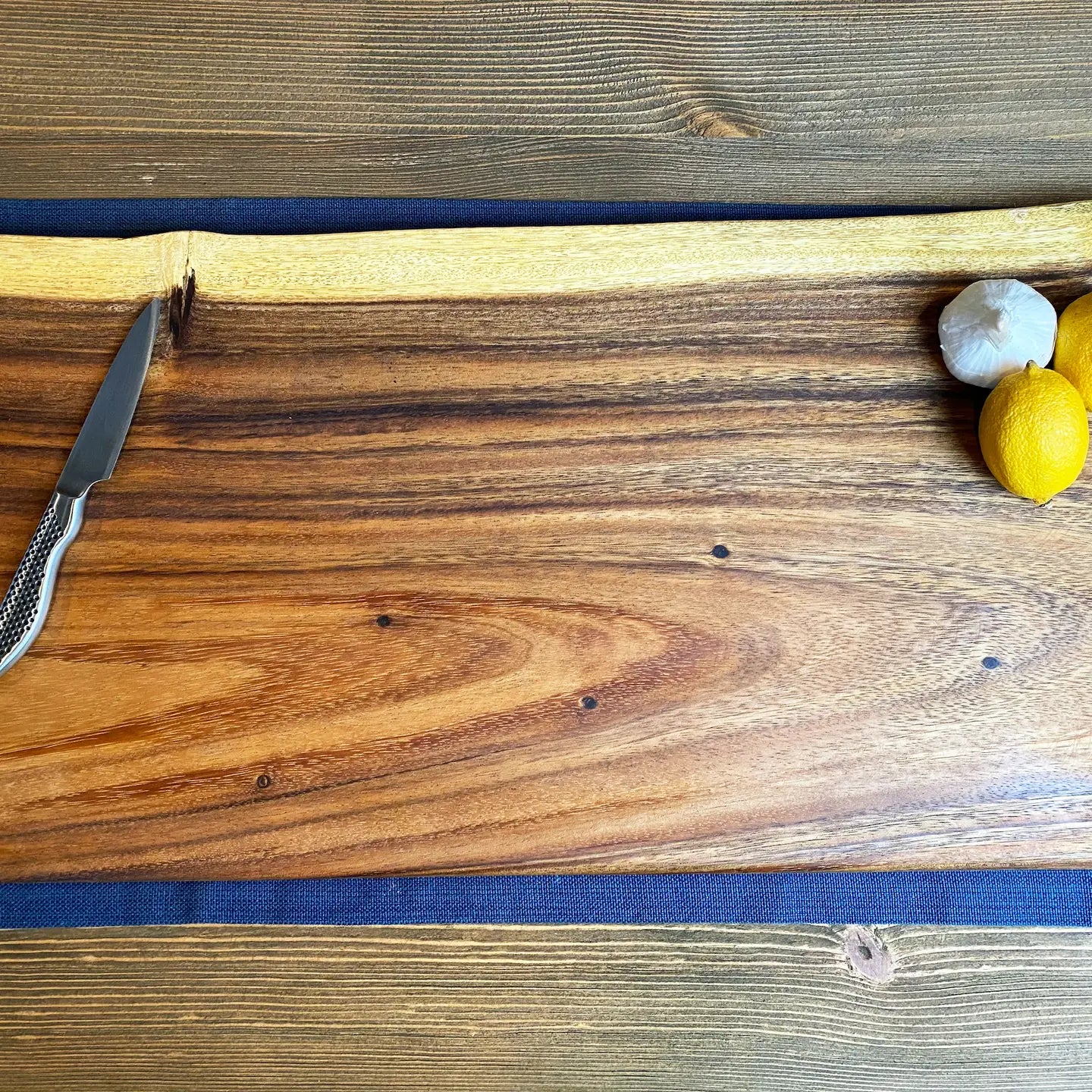 Extra Large Live Edge Square End Board