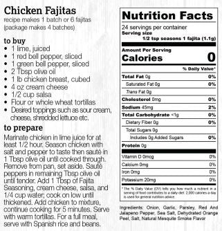 Chicken Fajitas