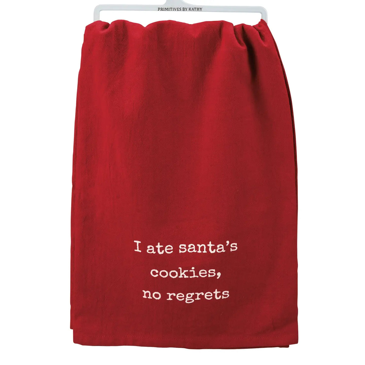 I Ate Santa's Cookies No Regrets Kitchen Towel