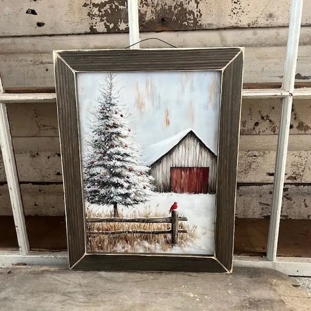 Rustic Winter At the Barn