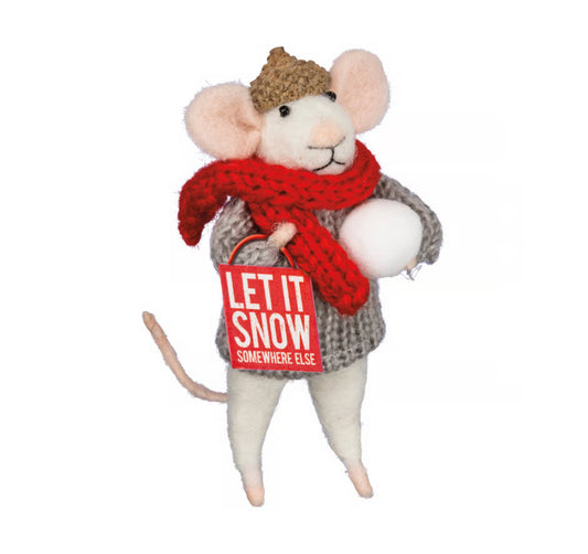 Let It Snow Mouse Critter
