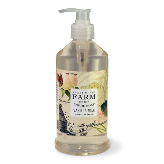 Liquid Soap with Wildflower Extracts- Vanilla Milk
