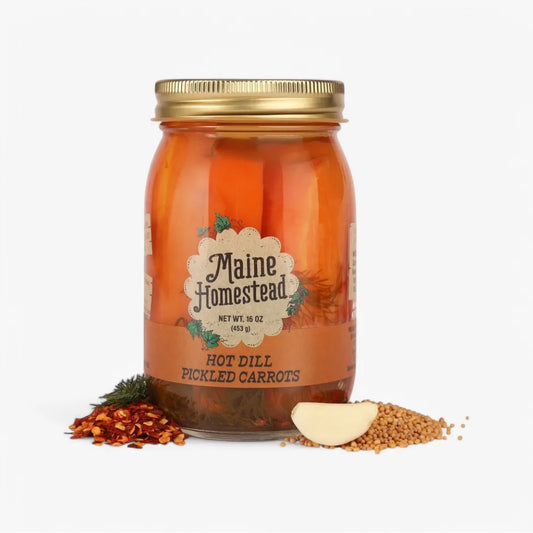 Hot Dill Pickled Carrots