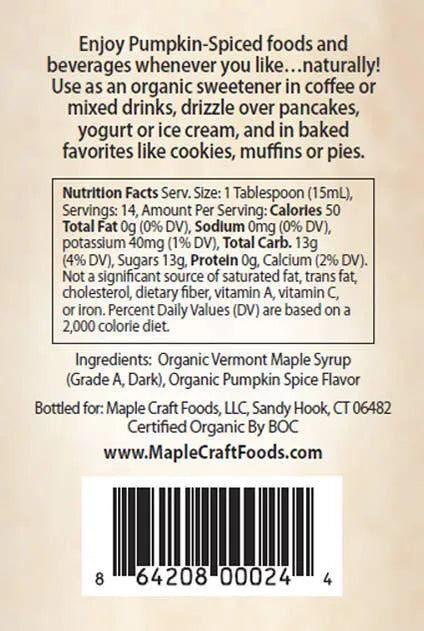 Maple Craft- Pumpkin Spice
