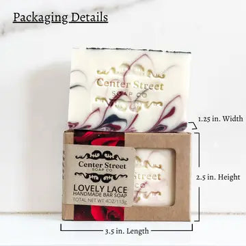 Lovely Lace Vegan Handmade Bar Soap