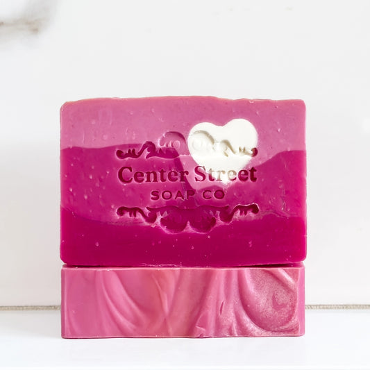 Pink Passion Valentine's Day Handmade Bar Soap - 4oz