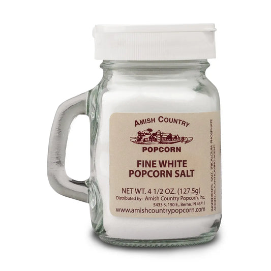 4.5 oz. Bottle of Fine White Popcorn Salt