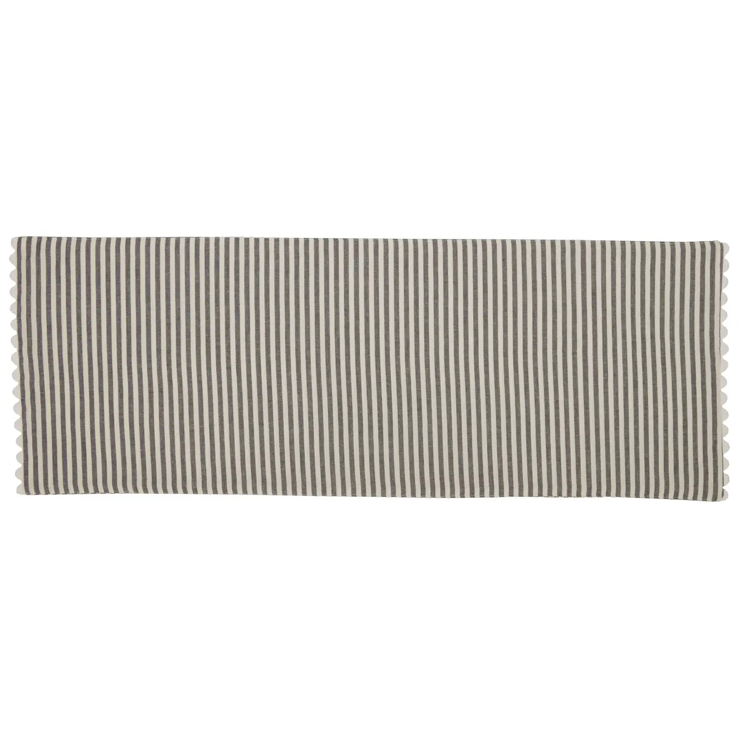 Farmhouse Ticking Gray Runner