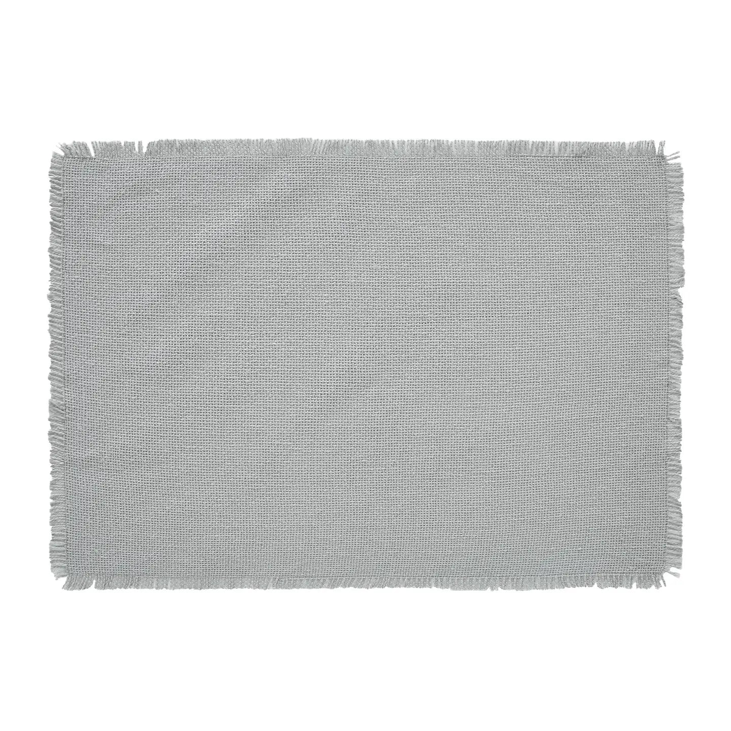 Burlap Dove Grey Placemat