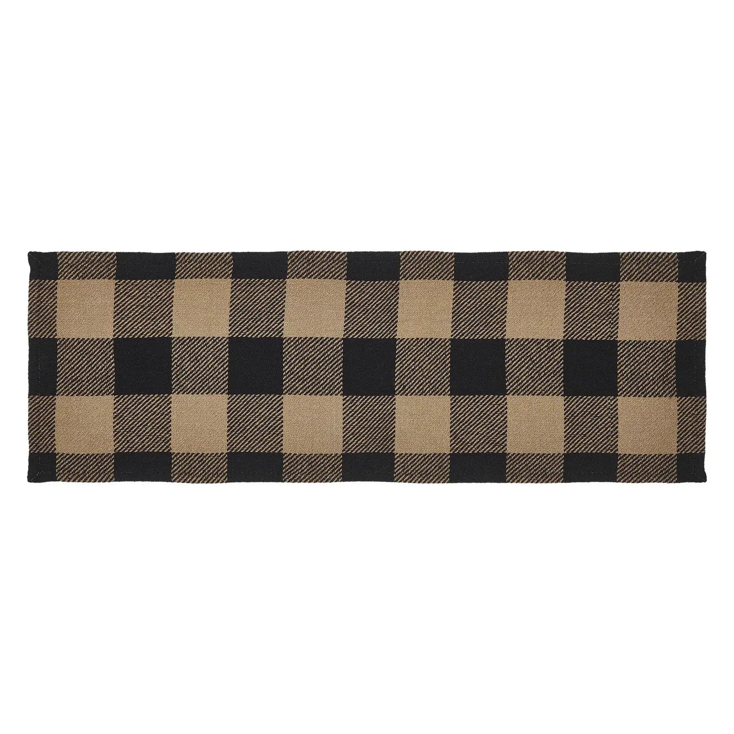 Black Check Runner 12x36