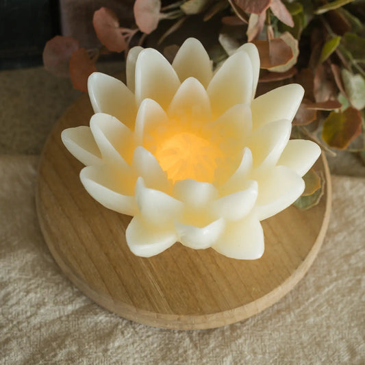 Cream Led Flower