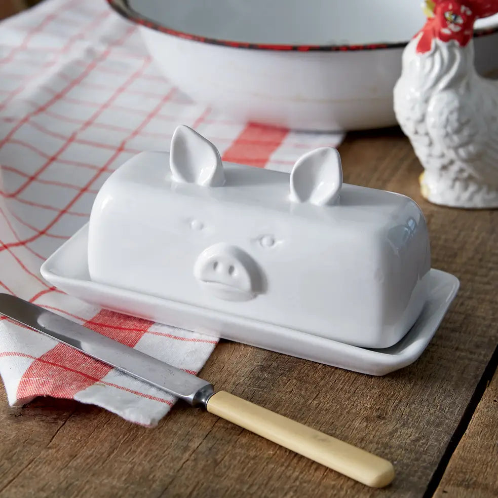 Piglet Butter Dish