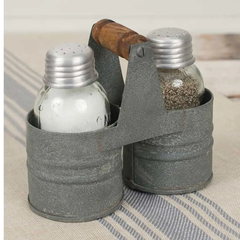 Salt and Pepper Can Caddy - Barn Roof