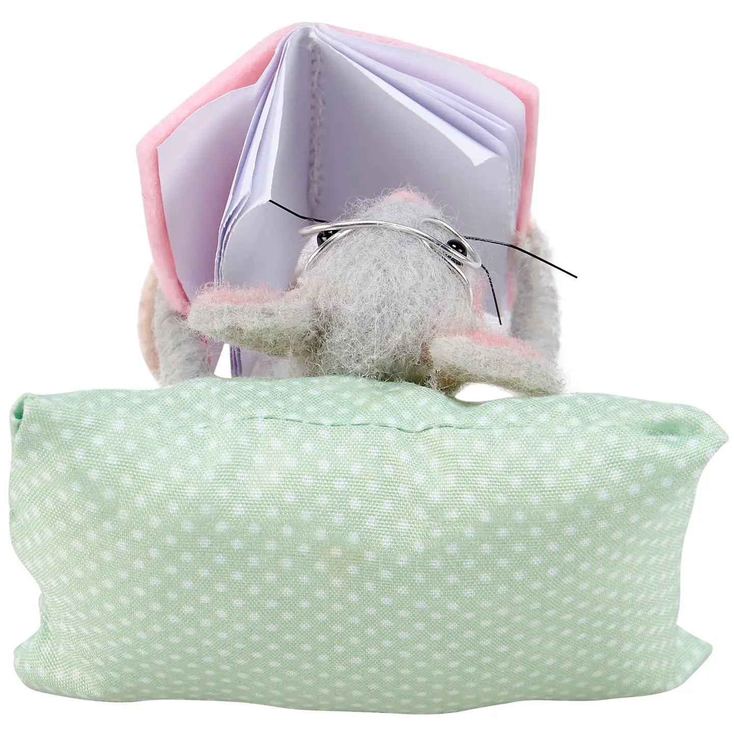 Reading Pillow Mouse Critter