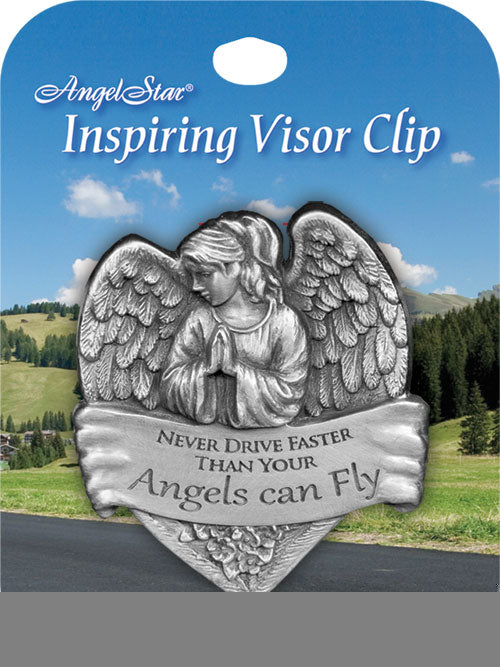 Never Drive Faster Heart - Visor Clip