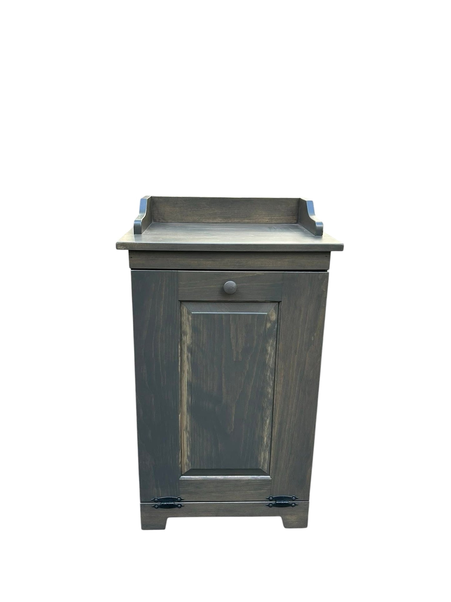 Amish Handcrafted Trash Bin Cabinet