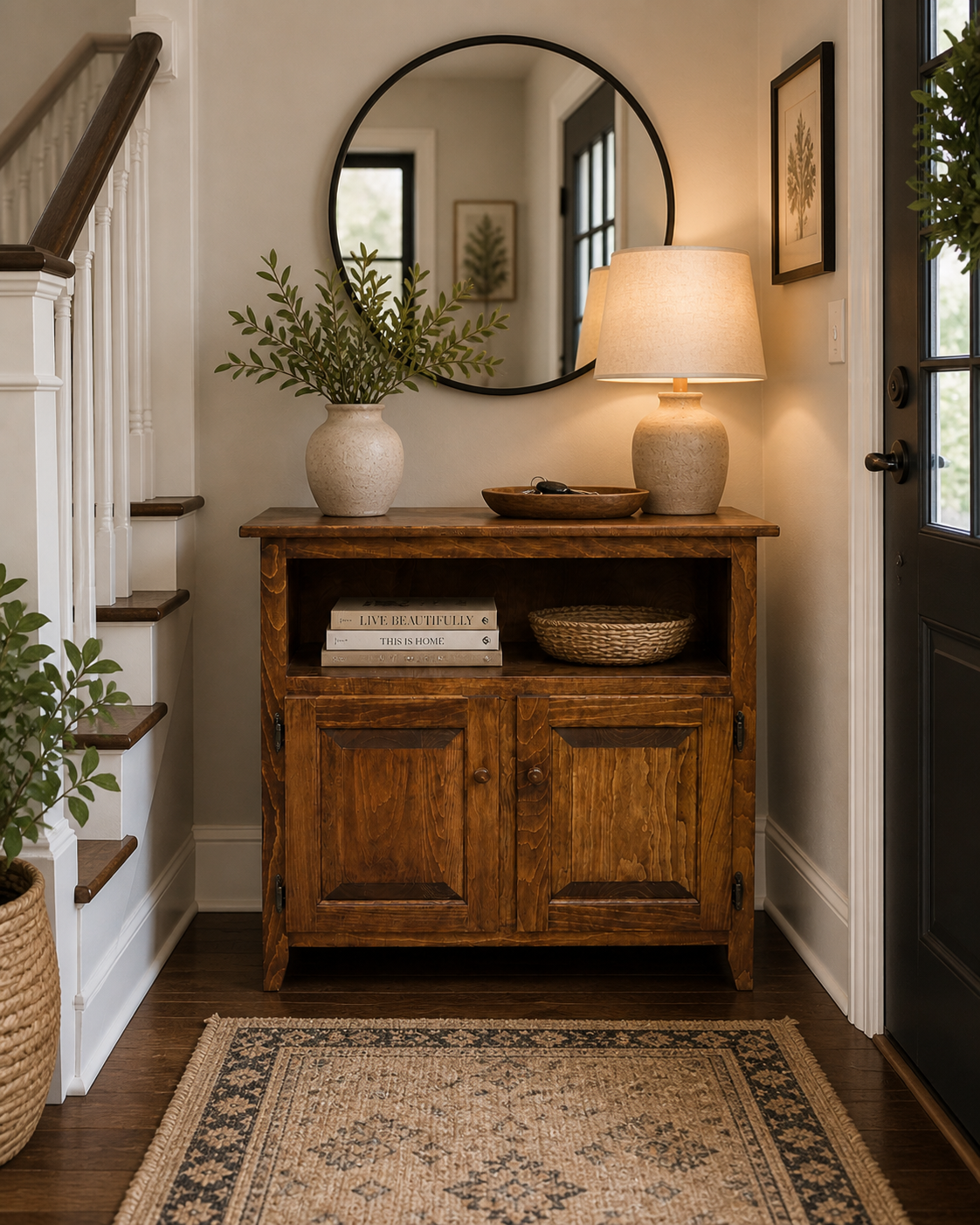 Amish-Made Cabinet – Seely Finish
