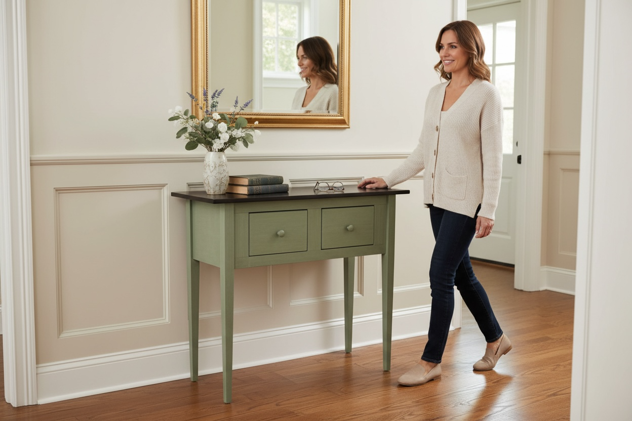 Sage Green Hunt Table