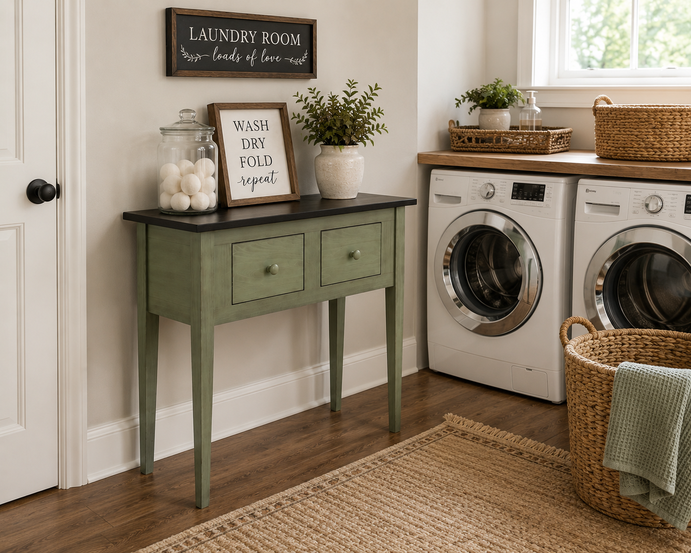 Sage Green Hunt Table