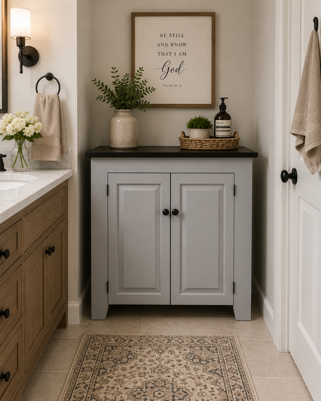 Amish Two Door Cabinet