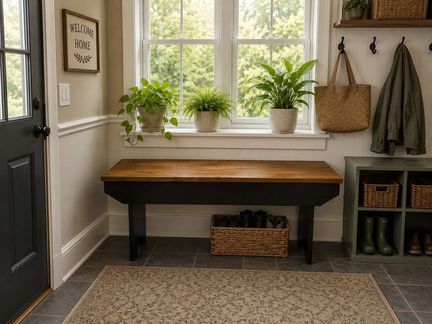 Wormy Maple Bench