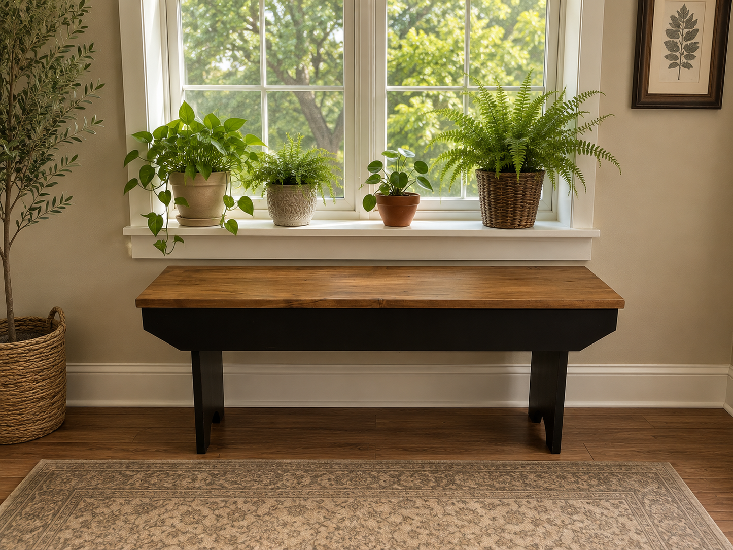 Wormy Maple Bench