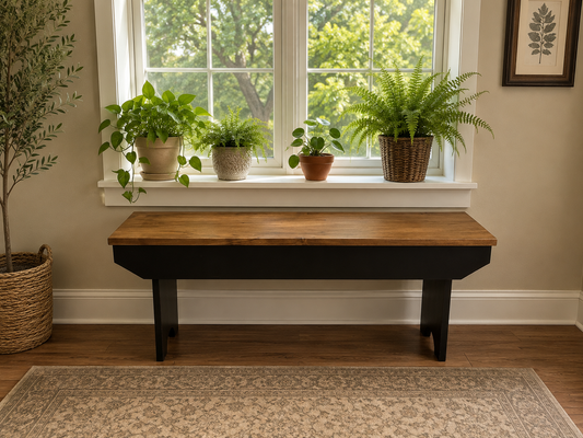Wormy Maple Bench