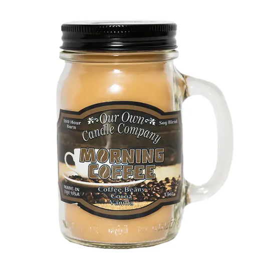 Morning Coffee Mason Jar Candle