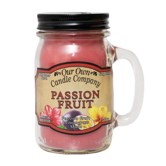 Passion Fruit Mason Jar Candle