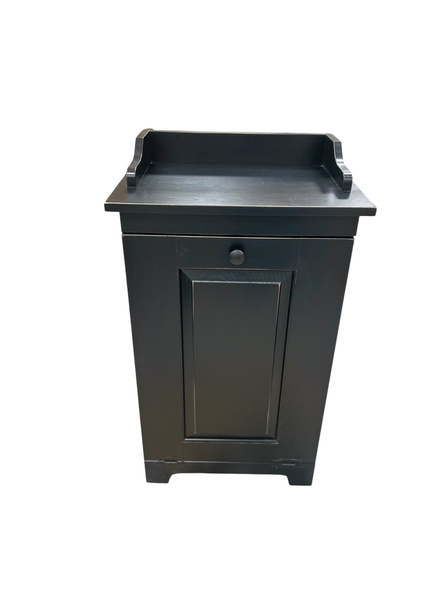 Amish Handcrafted Trash Bin Cabinet