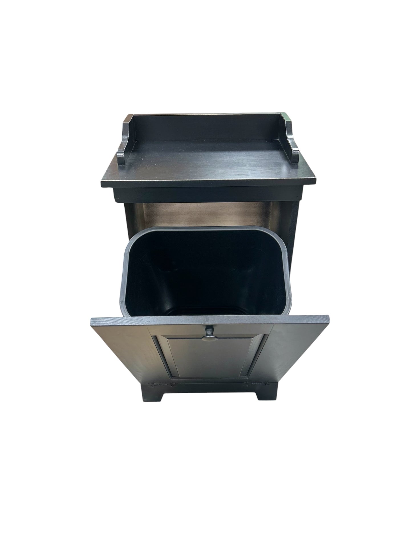 Amish Handcrafted Trash Bin Cabinet