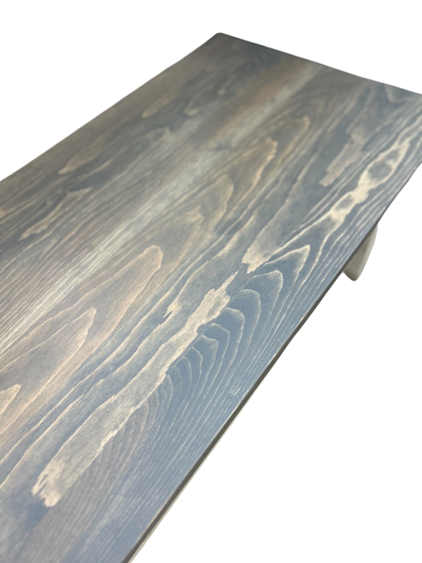 Amish-Made Coffee Table – Antique White with Antique Slate Top