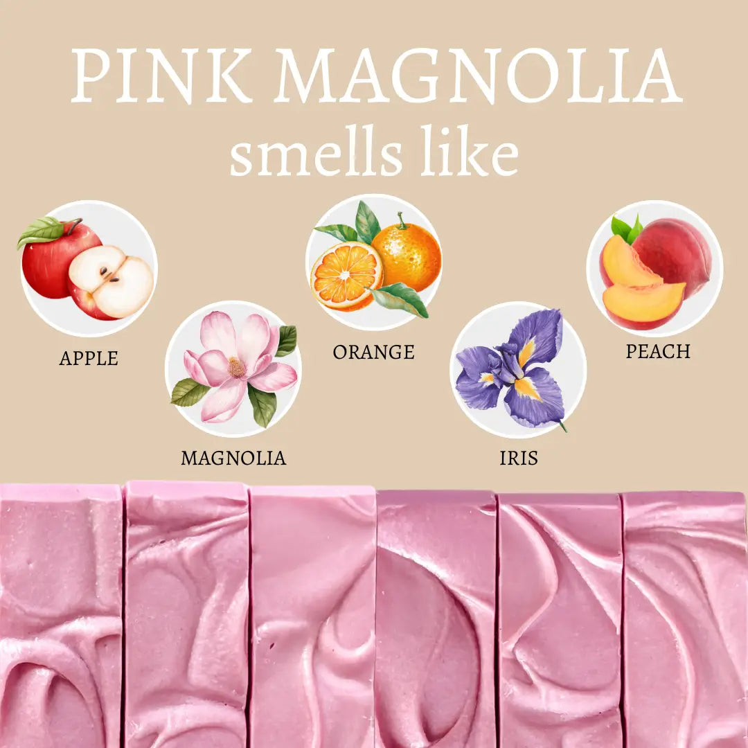 Pink Magnolia Spring Handmade Soap Bar