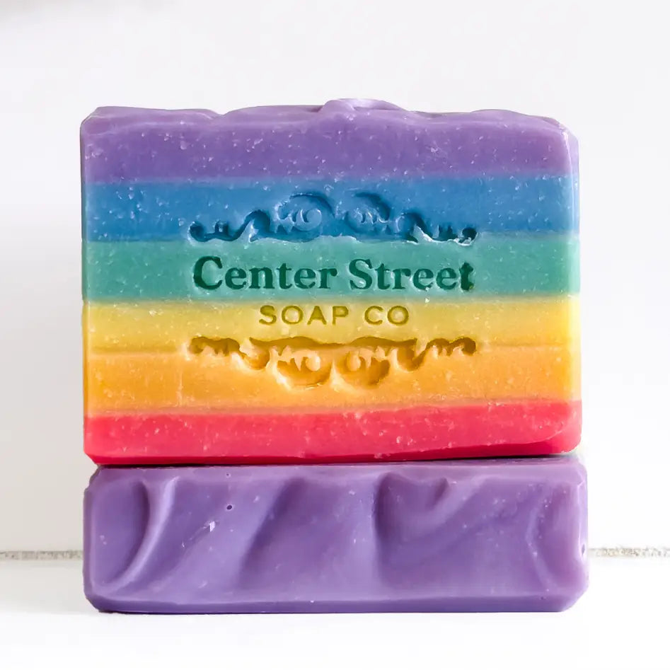 Love Rainbow Pride Handmade Bar Soap