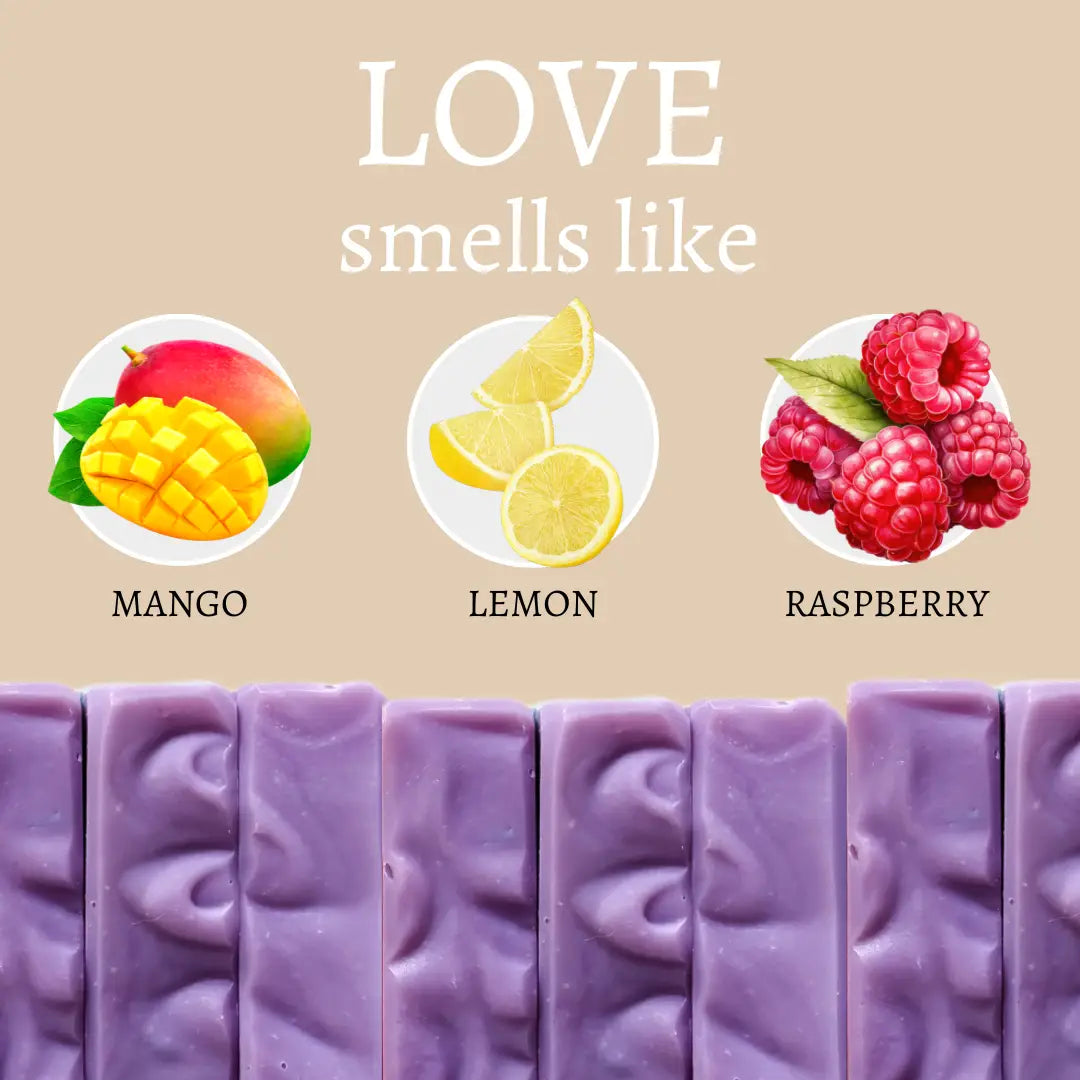 Love Rainbow Pride Handmade Bar Soap