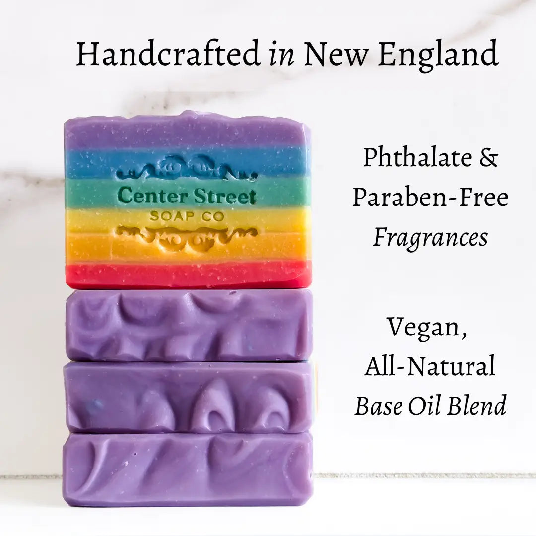 Love Rainbow Pride Handmade Bar Soap