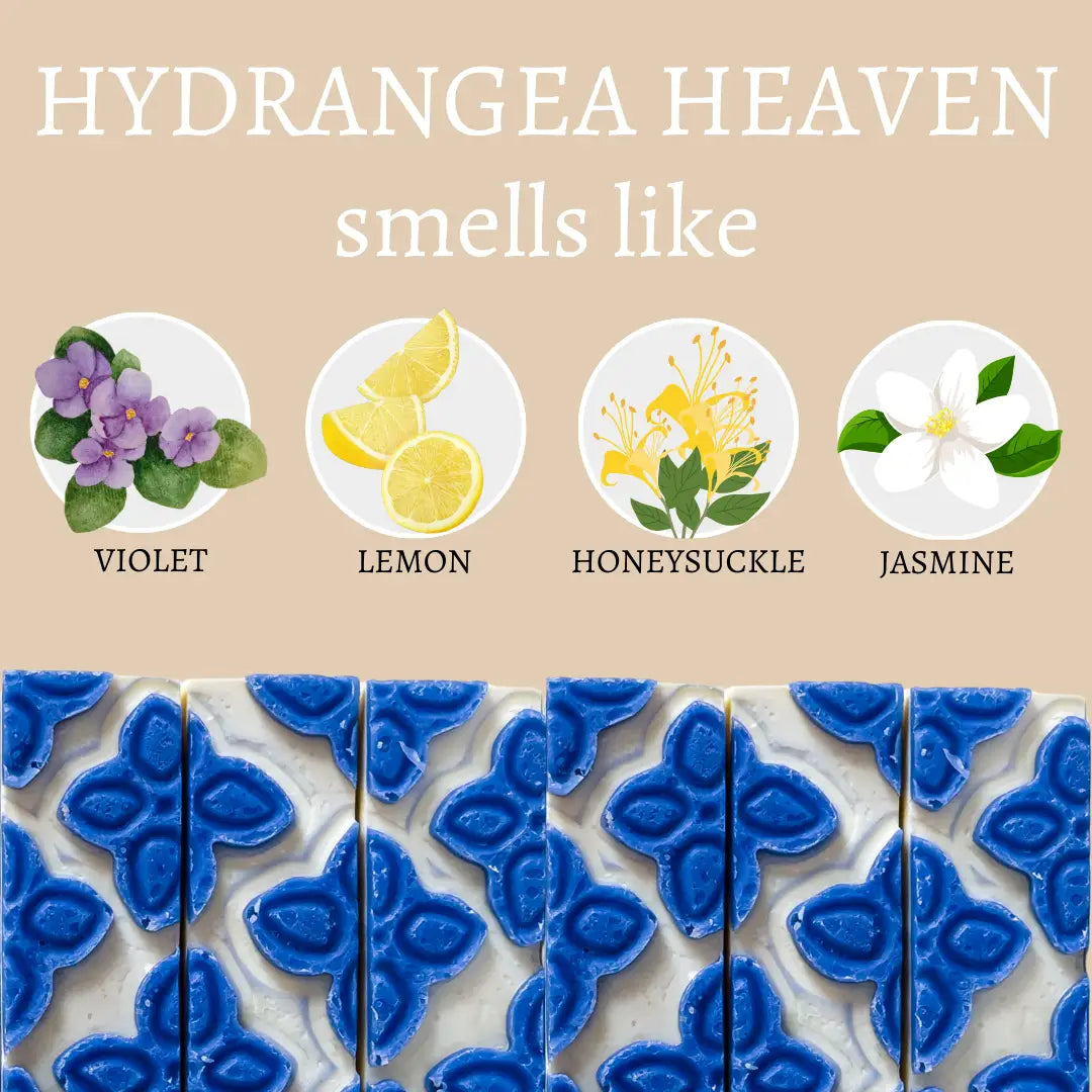 Hydrangea Heaven Summer Handmade Soap Bar