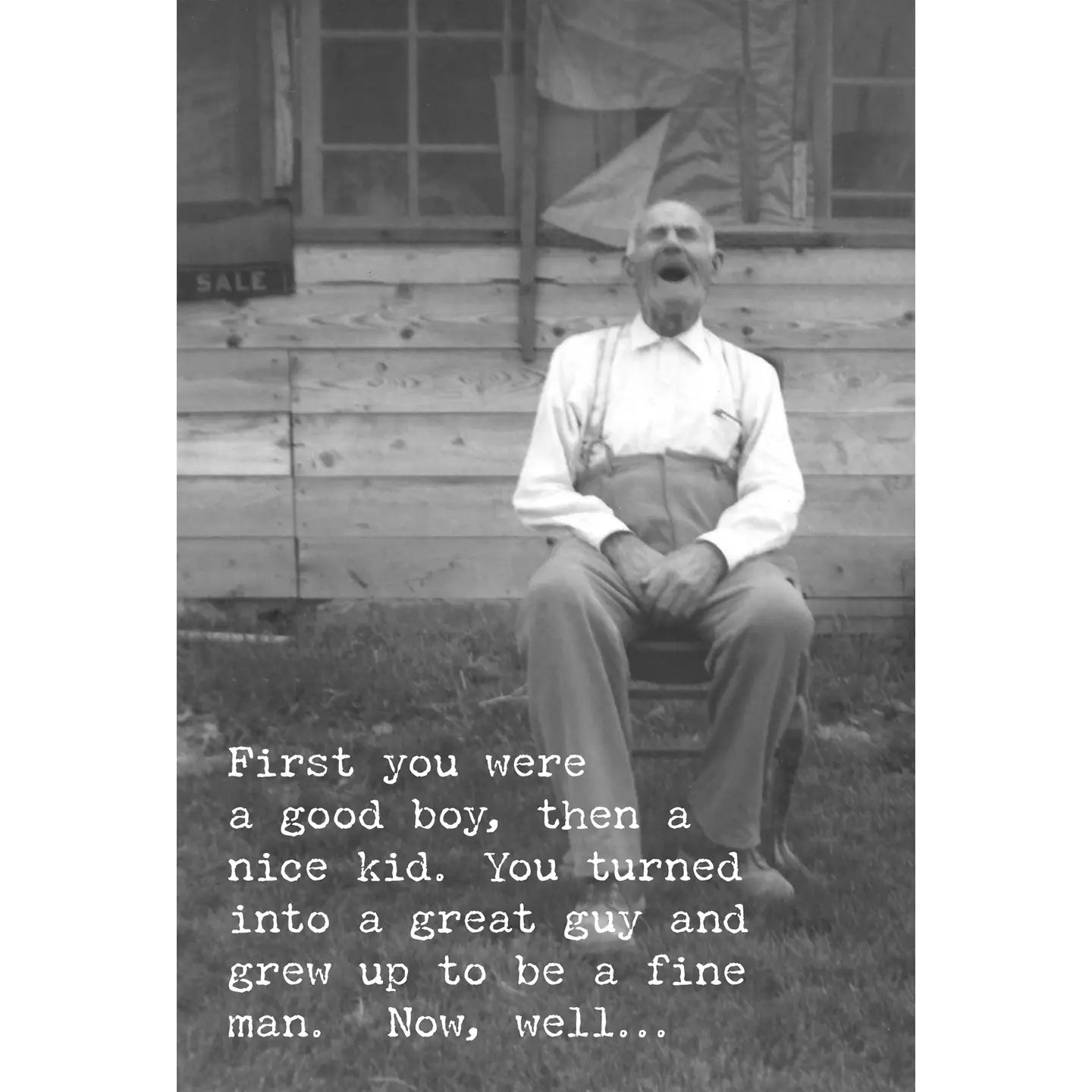 Old Fart Greeting Card