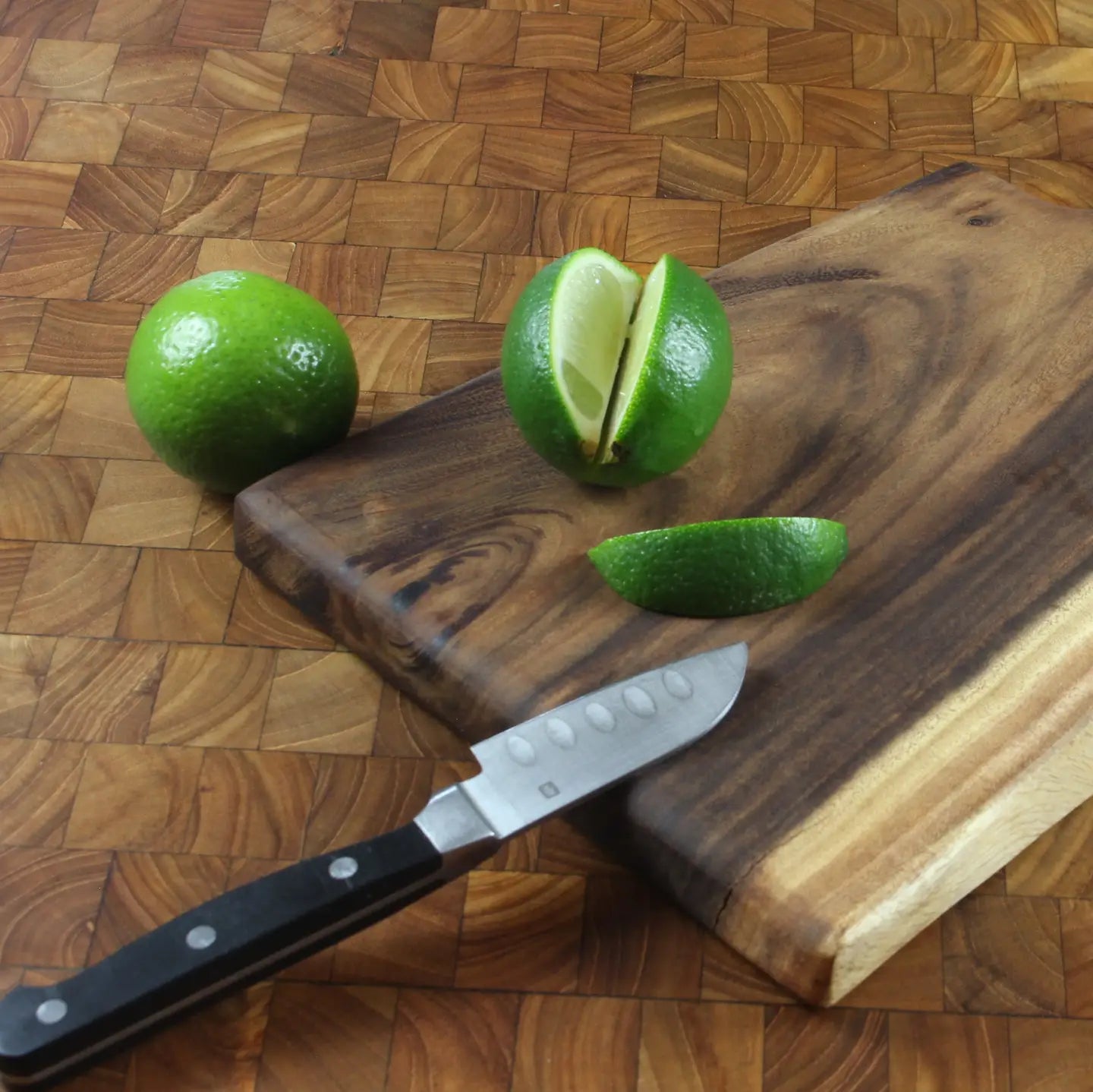 Walnut • Small Live Edge Board with Handle