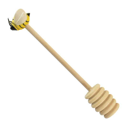 Honey Dipper Wooden W/Bee Bucket