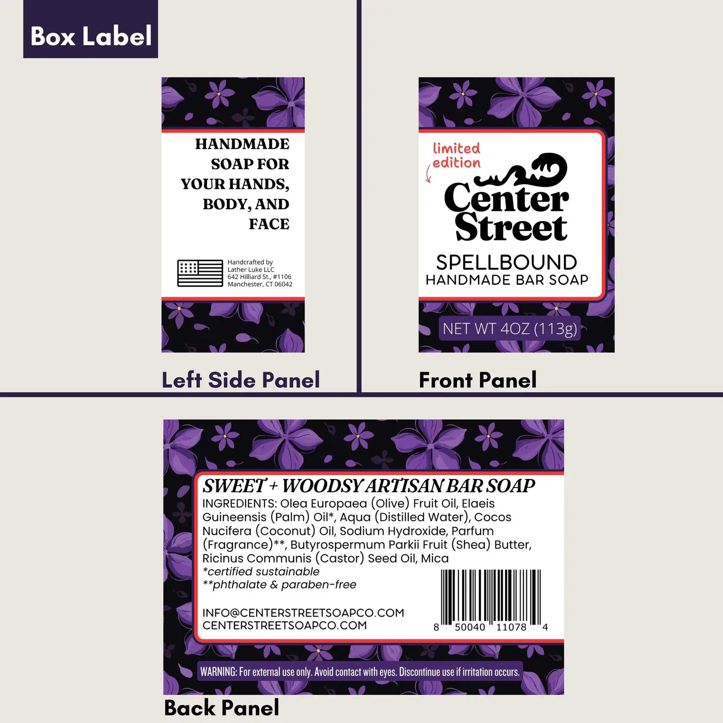 Spellbound Halloween Handmade Bar Soap
