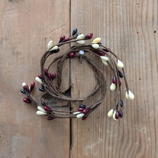 Americana- Pip Berry Candle Rings 1.5"