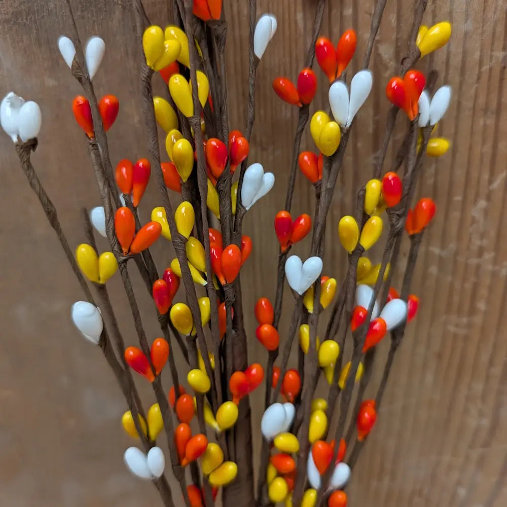 Candy Corn Pip Berry Picks