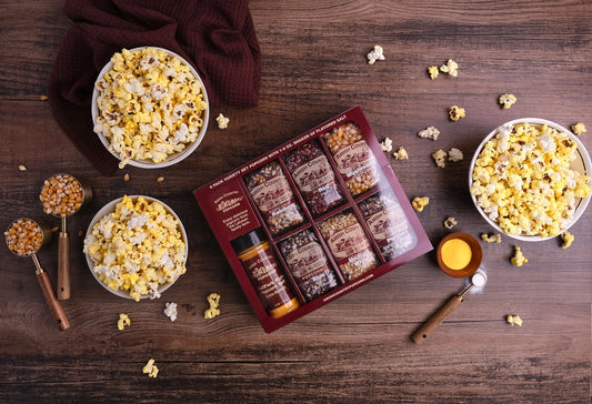 6/4oz Popcorn Variety Gift Box with 5.5oz Buttersalt
