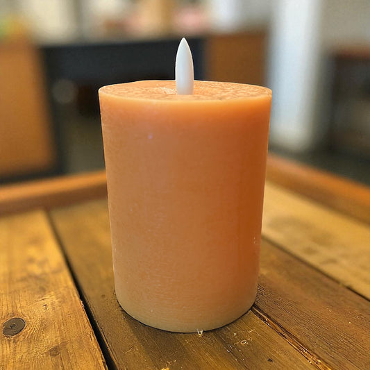 Wax Led Flickering Candle, Need 2 Aa Batteries